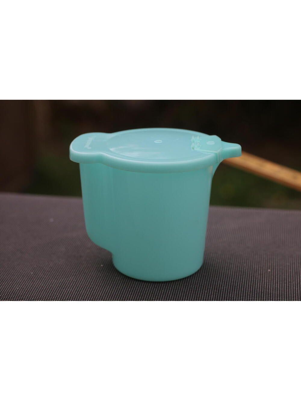 Vintage Tupperware Aqua TURQUOISE Creamer/Pitcher 574-12 With Lid